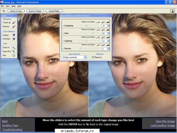 portrait is new portrait software that has been 'trained' in human beauty. it lets you improve your