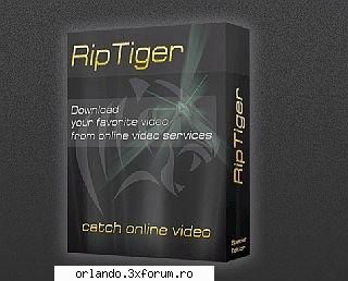 rip tiger - capture and convert web download and convert popular web video other software can