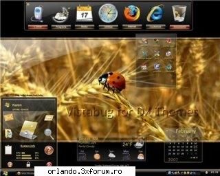 vistabug for dx - a new theme for windows, which makes the design of your operating system in the